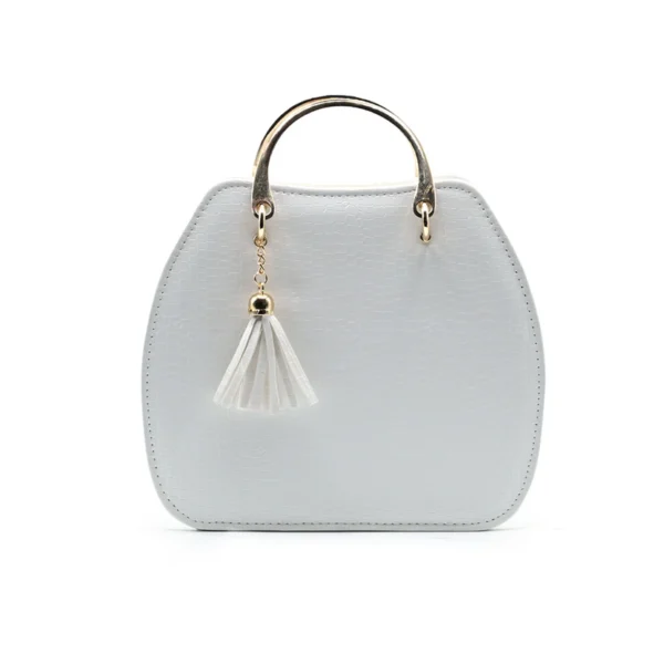White handbag