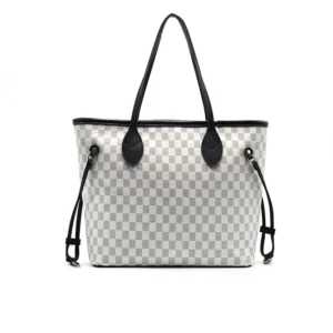Toteva Handbag White and Grey