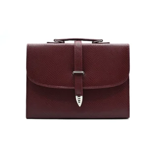 Toteva Square Top Handle Bag Maroon